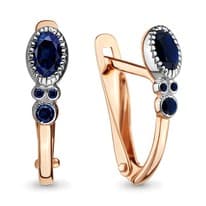 Серьги, золото, артикул LV46259Б