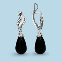 Серьги, артикул LV4426017А, серебро