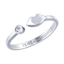Кольцо из серебра с фианитом SOKOLOV x TerekhovGirl