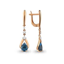 Серьги, артикул LV4472208А, золото