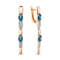Серьги, артикул LV4710908А, золото
