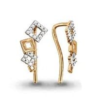 Серьги, артикул LV41257А, золото