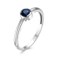 Кольцо из белого золота с сапфиром V11892511000