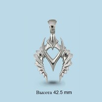 Подвеска из серебра, артикул LV13389