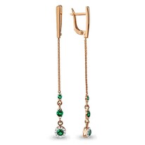 Серьги, артикул LV45518Г, золото