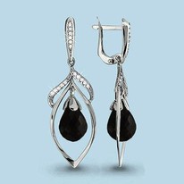 Серьги, серебро, артикул LV4425817А
