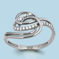 Кольцо из серебра, артикул LV62808А