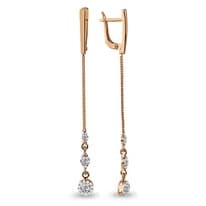 Серьги из золота, артикул LV45518А