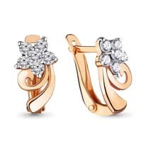 Серьги, артикул LV45371А, золото