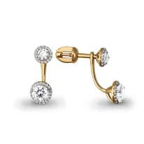 Серьги, золото, артикул LV45177А