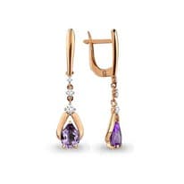 Серьги, артикул LV4472204А, золото