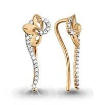 Серьги, артикул LV41254А, золото