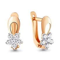 Серьги, золото, артикул LV45370