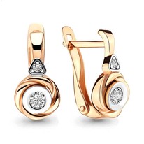 Серьги, артикул LV46352, золото