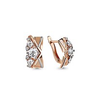 Серьги, артикул LV45895А, золото