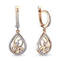 Серьги из золота, артикул LV41919А