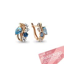 Серьги, артикул LV44856532А, золото