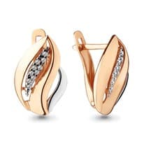 Серьги, артикул LV42136А, золото