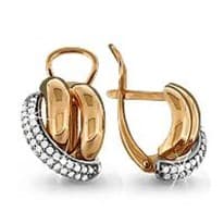 Серьги, артикул LV41772А, золото