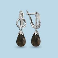 Серьги из серебра, артикул LV4425301А