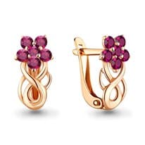 Серьги, артикул LV45368Р, золото