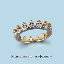 Кольцо из серебра, артикул LV67519А