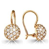 Серьги из золота, артикул LV40974А