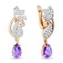 Серьги, золото, артикул LV4705425А