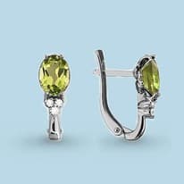 Серьги, серебро, артикул LV4414020А