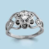 Кольцо из серебра, артикул LV66072