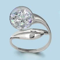 Кольцо из серебра, артикул LV64414П