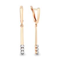 Серьги, артикул LV46392, золото