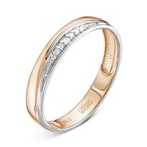 Кольцо помолвочное из красного золота с бриллиантом V70061510000_PM
