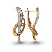 Серьги из золота, артикул LV45168А