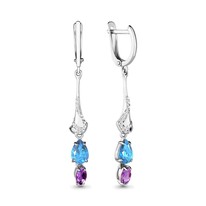Серьги из серебра, артикул LV4449230А