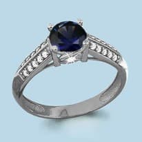 Кольцо из серебра, артикул LV63904Б