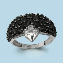 Кольцо из серебра, артикул LV64284Ч