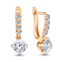 Серьги, артикул LV42075, золото