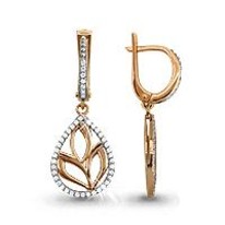 Серьги, золото, артикул LV41918А