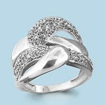 Кольцо из серебра, артикул LV68249