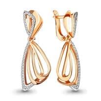 Серьги, золото, артикул LV46168А