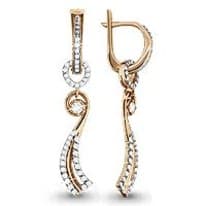 Серьги из золота, артикул LV41532А