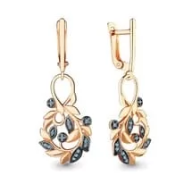 Серьги из золота, артикул LV46165Б