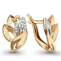 Серьги, золото, артикул LV41180А