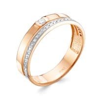 Кольцо из красного золота с бриллиантом V70451510000