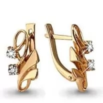Серьги, артикул LV940296к, золото