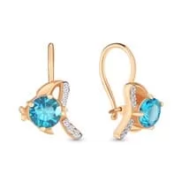 Серьги, артикул LV4704205А, золото