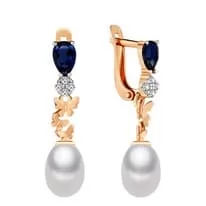 Серьги, золото, артикул LV46383Н