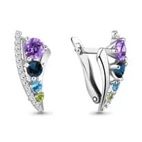 Серьги из серебра, артикул LV4403252А