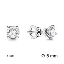 Серьги из серебра, артикул LV43510